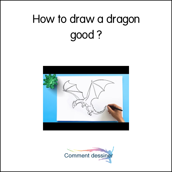 How to draw a dragon good